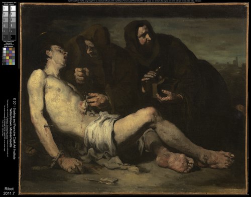 Saint Sebastian, Martyr, 1865, Augustin Théodule Ribot