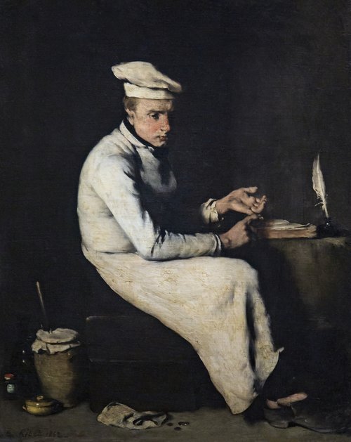 Le cuisinier comptable, 1862, Augustin Théodule Ribot