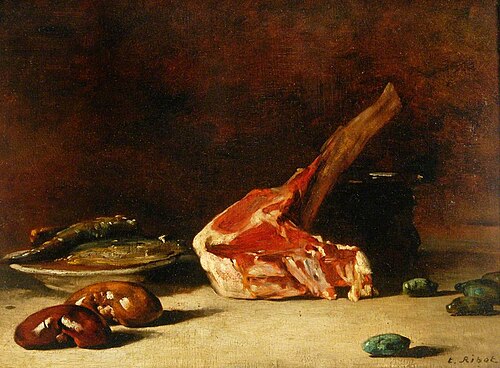 Nature morte, , Augustin Théodule Ribot