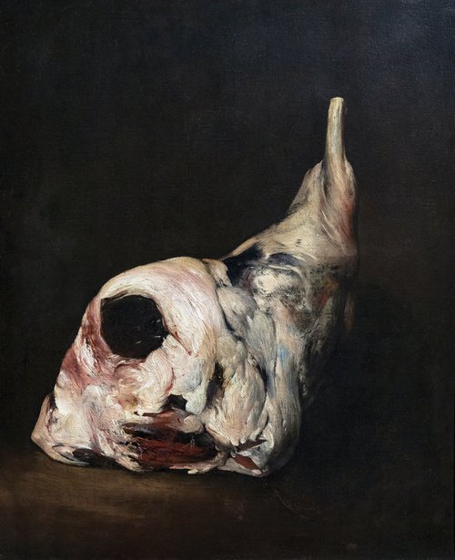 Le gigot, 1870, Augustin Théodule Ribot