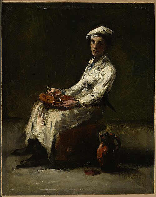 Jeune cuisinier, 1850, Augustin Théodule Ribot