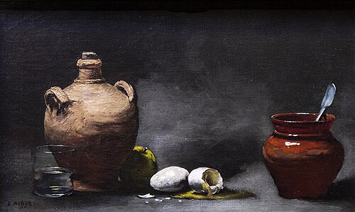 Nature morte aux oeufs, , Augustin Théodule Ribot