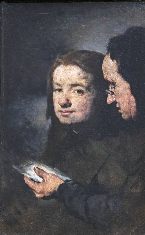 La Lecture de la bible, 1875, Augustin Théodule Ribot