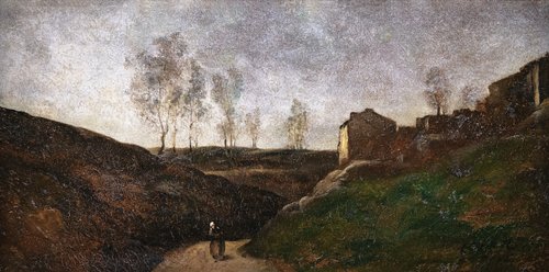 Paysage, , Augustin Théodule Ribot
