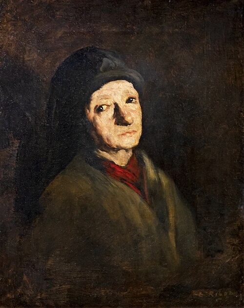 Portrait de la mère de l'artiste, , Augustin Théodule Ribot