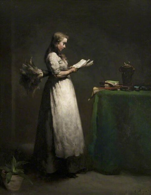 The Studious Servant, 1871, Augustin Théodule Ribot