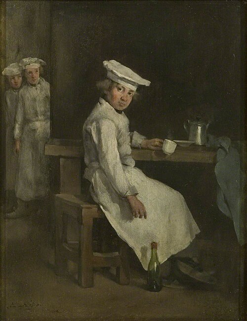 The Little Cooks, 1869, Augustin Théodule Ribot