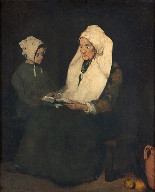 The Admonition, , Augustin Théodule Ribot