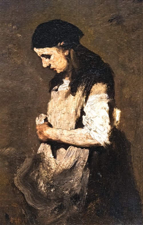 Étude de femme, , Augustin Théodule Ribot