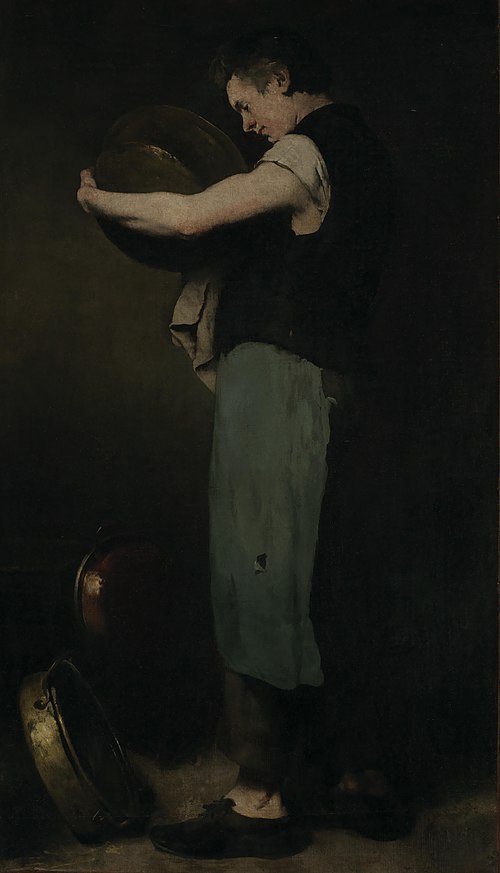 Kitchen Boy, 1864, Augustin Théodule Ribot