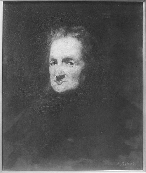 Portrait of the Artist's Mother, , Augustin Théodule Ribot