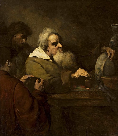 Peintre de céramique., 1870, Augustin Théodule Ribot