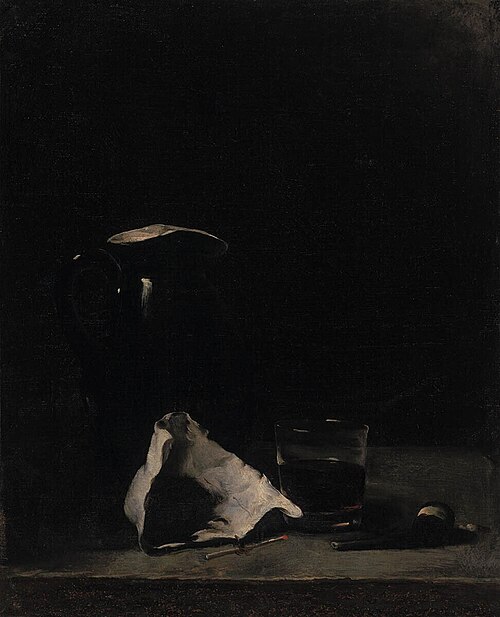 Still Lfe with Jar, 1860, Augustin Théodule Ribot