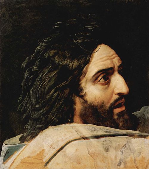 Head of St John the Baptist, 1850, Alexandre Ivanov