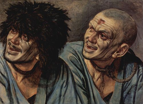 Kopf eines Sklaven in zwei Varianten, 1850, Alexandre Ivanov