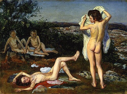 Четыре обнаженных мальчика, 1824, Alexandre Ivanov