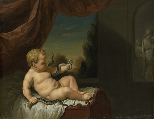 The Infant Hercules with a Serpent, 1711, Pieter van der Werff