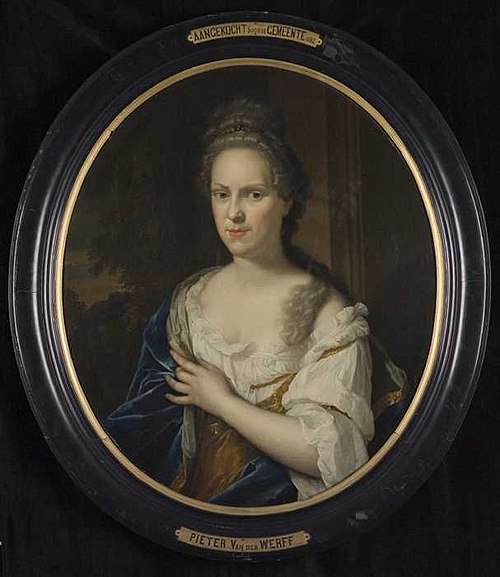 Portrait of Bartha Jansdr. de Jonge (1617-1695), 1678, Pieter van der Werff