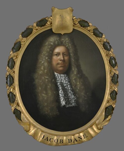 Portret van Jacob Dane (1638-1699), 1700, Pieter van der Werff