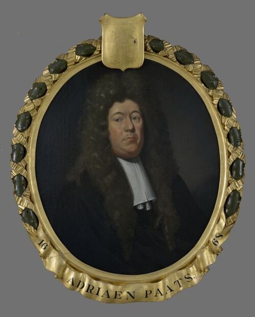Portret van Adriaen Paets I (1631-1686), bewindhebber tussen 1668 en 1686, , Pieter van der Werff