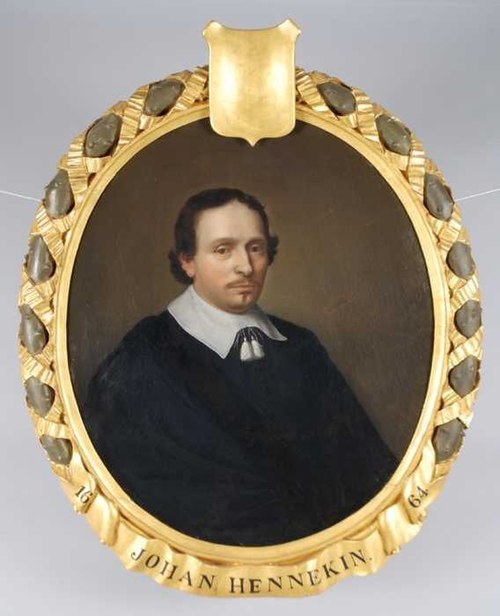 Portrait of Johan (Jean Baptista) Hennekyn, Hennekin, or Hennekijn (1616-1670), , Pieter van der Werff