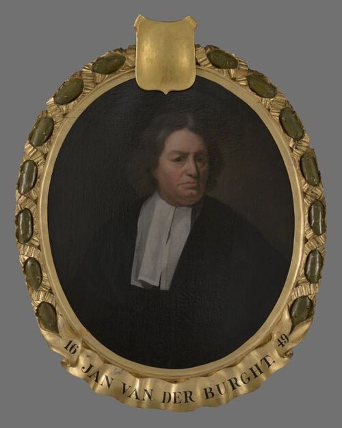 Portret van Jan van der Burght (1613-1688), , Pieter van der Werff