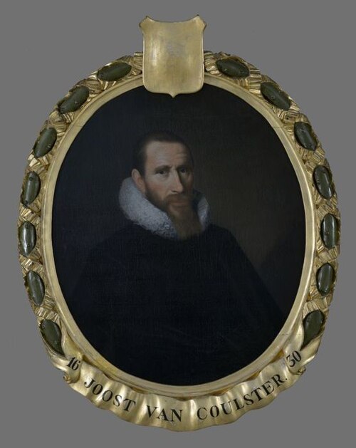 Portret van Joost Adriaensz. Van Coulster (of: Colster) (?-1649), , Pieter van der Werff