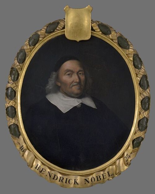 Portret van Hendrick Willemsz. Nobel (1568-1649), 1708, Pieter van der Werff