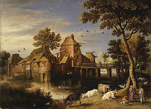 Landscape with a Farm, 1627, Marten Ryckaert