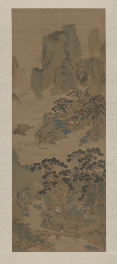 仇英玉洞仙源图轴, 1550, Qiu Ying