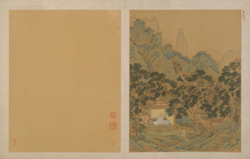 仇英人物故事册·高山流水, , Qiu Ying