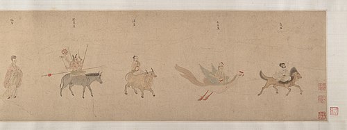 Divinities of the Planets and Constellations, 1549, Qiu Ying