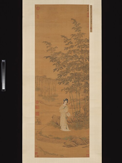 Lady in a Bamboo Grove, 1523, Qiu Ying