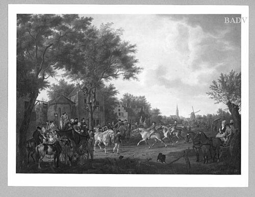 Course de chevaux, 1780, Tethart Philip Christian Haag