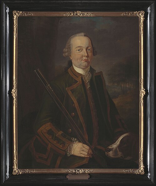 Portrait of Wigbold Adriaan van Nassau ( -1797), 1765, Tethart Philip Christian Haag