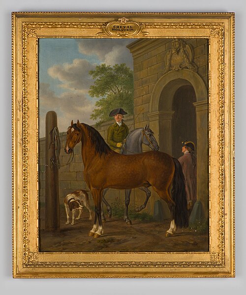 Holstein paard, 1786, Tethart Philip Christian Haag
