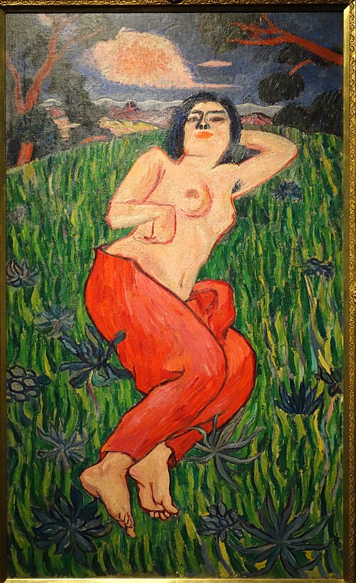 Lady on the Meadow, 1912, Tetsugorō Yorozu