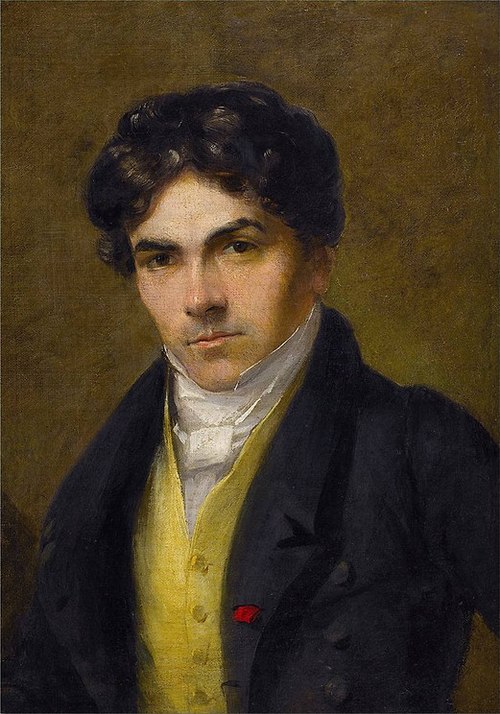 Portrait d'Eugène Delacroix, 1824, Thales Fielding