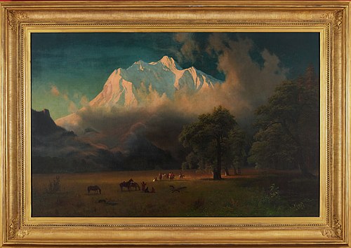 Mount Adams, Washington, 1875, Albert Bierstadt