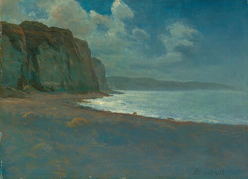 Coast of San Mateo County, , Albert Bierstadt