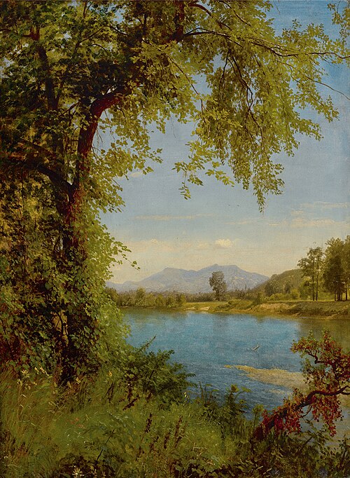 South and North Moat Mountains, 1862, Albert Bierstadt