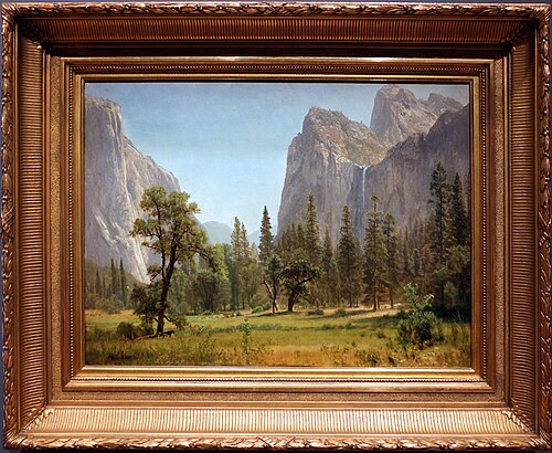Yosemite Valley, Cascate bridal Veil, 1871, Albert Bierstadt