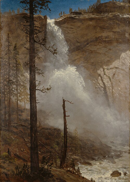 Falls of Yosemite, 1880, Albert Bierstadt