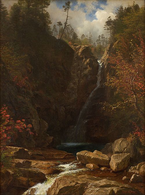 Glen Ellis Falls, 1869, Albert Bierstadt