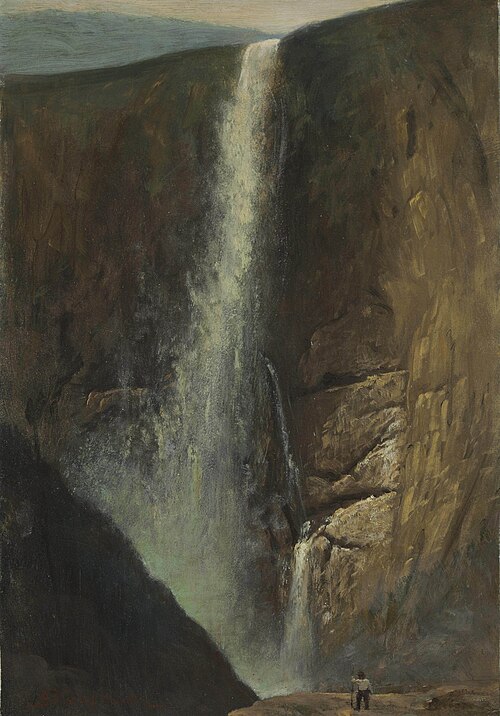 The Falls, 1873, Albert Bierstadt