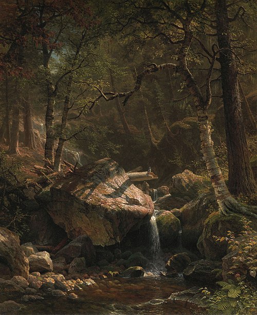 The Mountain Brook, 1863, Albert Bierstadt