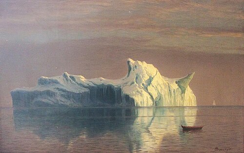L'Iceberg, 1850, Albert Bierstadt