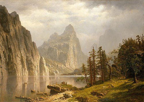 Merced River, Yosemite Valley, 1866, Albert Bierstadt
