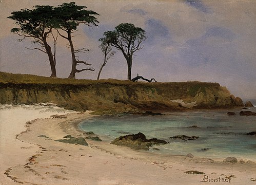 Sea Cove, 1850, Albert Bierstadt