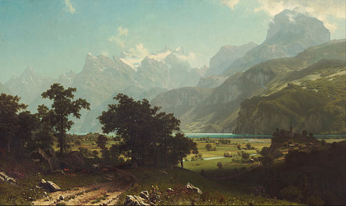 Lake Lucerne, 1858, Albert Bierstadt